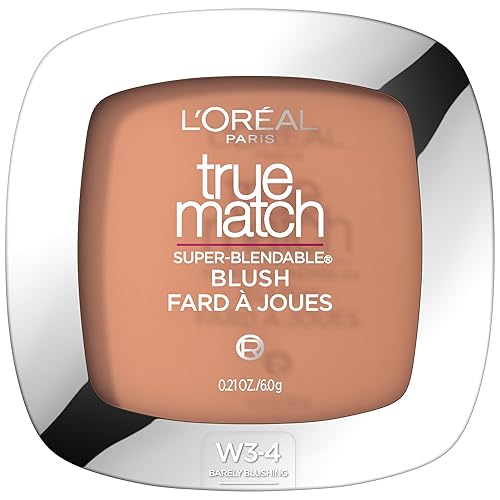 L'Oreal Paris True Match Super-Blendable Powder Blush, Barely Blushing, 0.21 Oz (Packaging May Vary) Beauty & Personal Care L'Oreal Paris