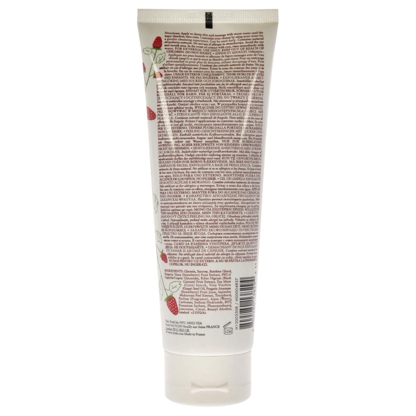 Fresh Sugar Strawberry Exfoliating Face Wash Cleanser Women 4.2 oz Beauty & Personal Care Fresh