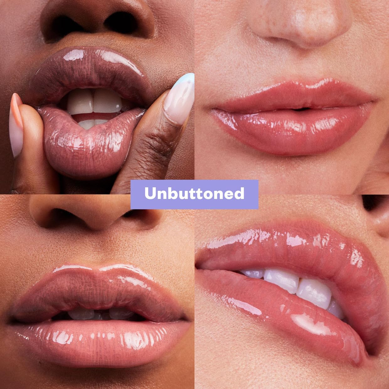 Kosas Wet Lip Oil Gloss - Hydrating Lip Plumping Treatment with Hyaluronic Acid & Peptides, Non-Sticky Finish (Unbuttoned) Beauty & Personal Care Kosas