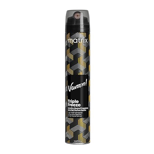 Matrix Vavoom Triple Freeze Extra Dry Hairspray | Adds Volume and Lift | Fast-Drying, 24 Hour Hold | Humidity Resistant | Hair Styling Product | 9 Oz. Beauty & Personal Care MATRIX