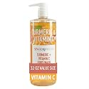 SpaScriptions Turmeric & Vitamin C Exfoliating Treatment Body Wash - Natural Exfoliation for Dry & Dull Skin with Hyaluronic Acid for Smooth Beauty & Personal Care SpaScriptions