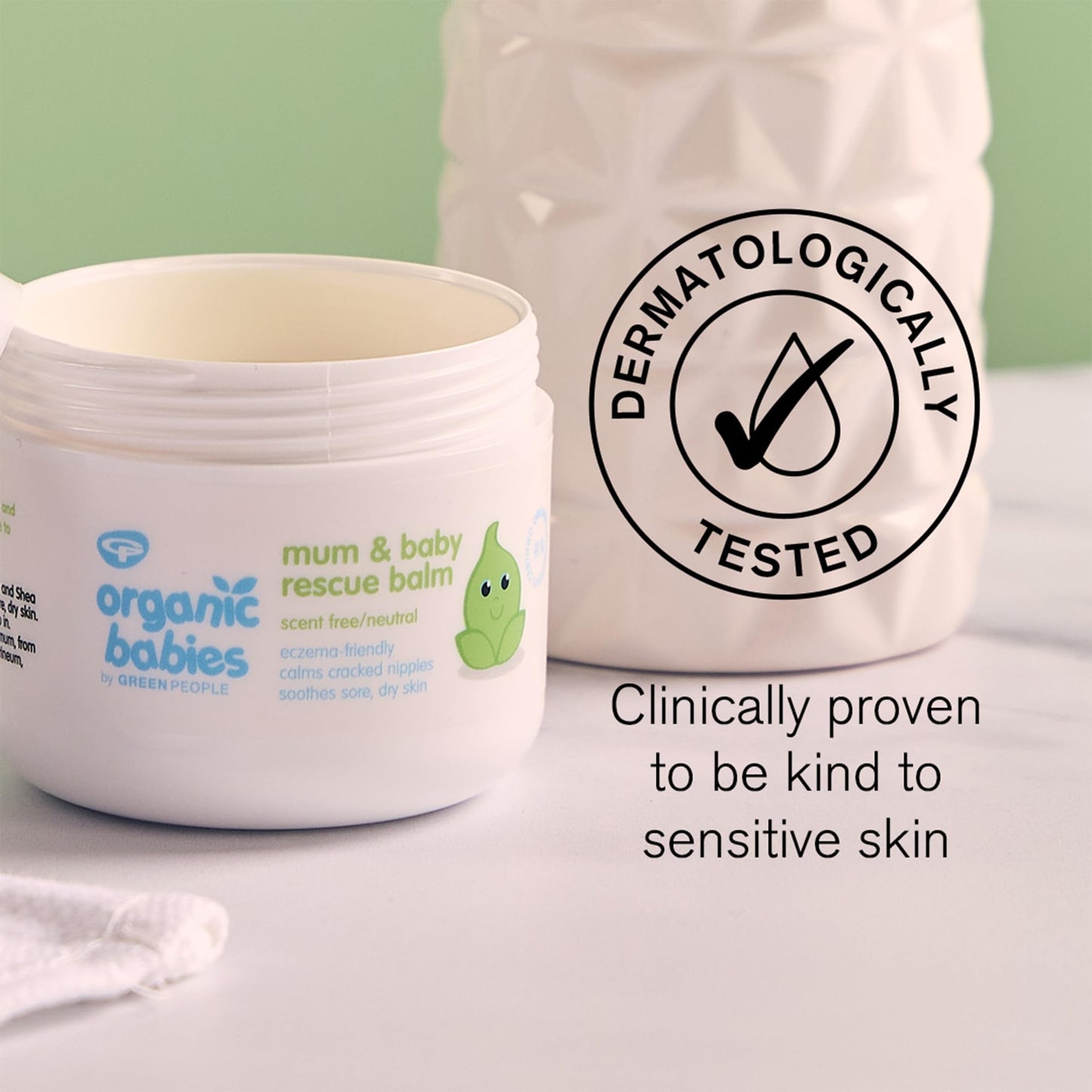 Green People Organic Babies Mum & Baby Rescue Balm - Scent Free (100ml) Beauty & Personal Care Green People