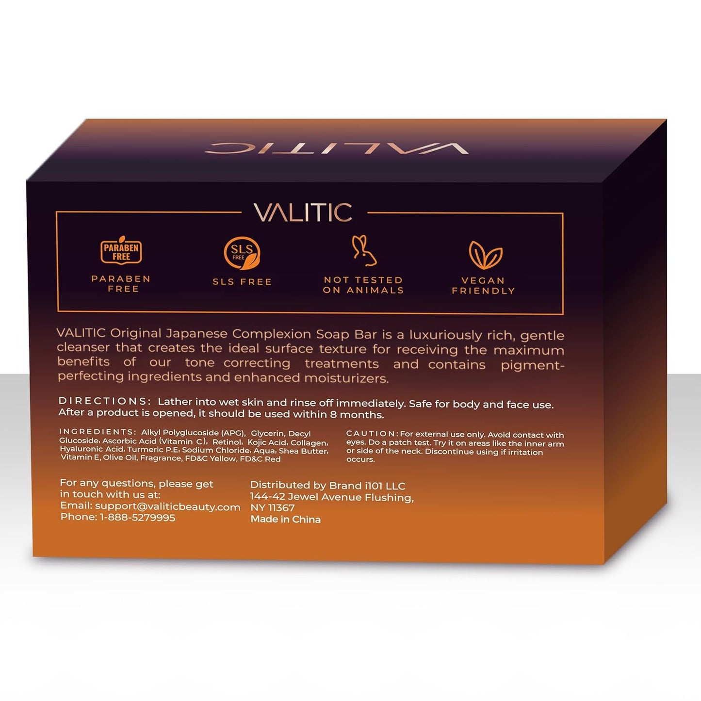 VALITIC Kojic Acid Dark Spot Remover Soap Bars with Vitamin C, Retinol, Collagen, Turmeric - Original Japanese Complex Infused with Hyaluronic Acid Beauty & Personal Care VALITIC