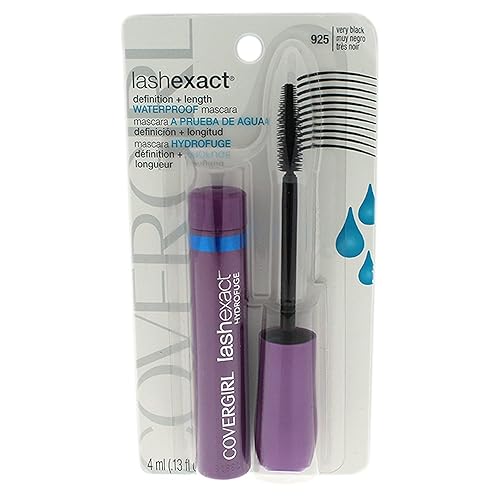 COVERGIRL Lash Exact Mascara Waterproof, Very Black, .13 Oz (packaging may vary) Beauty & Personal Care COVERGIRL