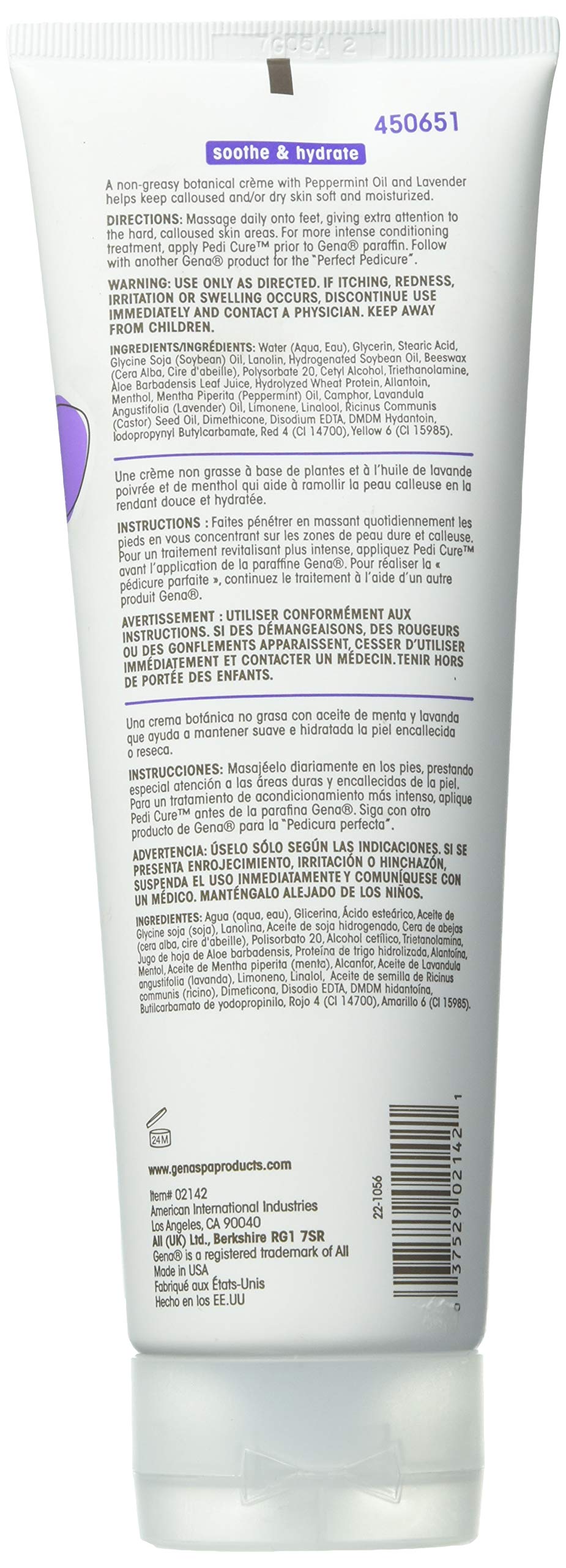 Gena Pedi Cure Foot Treatment Crème Beauty & Personal Care Gena