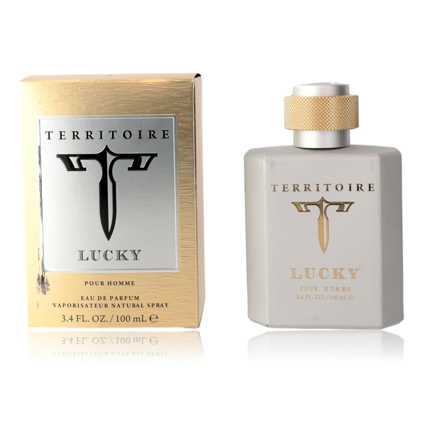 Territoire Lucky Eau de Parfum Spray for Men, 3.4 Ounce / 100 ml Beauty & Personal Care Territoire