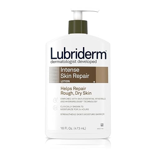 Lubriderm Intense Dry Skin Repair Lotion for Relief of Rough, Dry Skin, Fast Absorbing, 16 fl. Oz (Pack of 6) Beauty & Personal Care Lubriderm