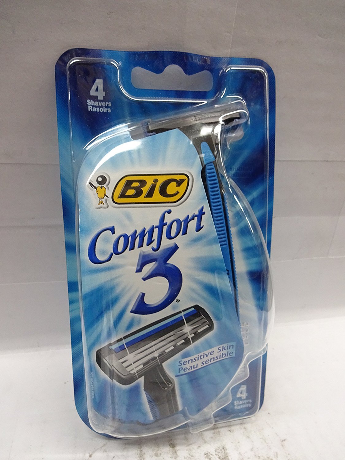 Bic Comfort 3 Razors for Men, Sensitive Skin, 4 Each (Pack of 3) Beauty and Personal Care BIC