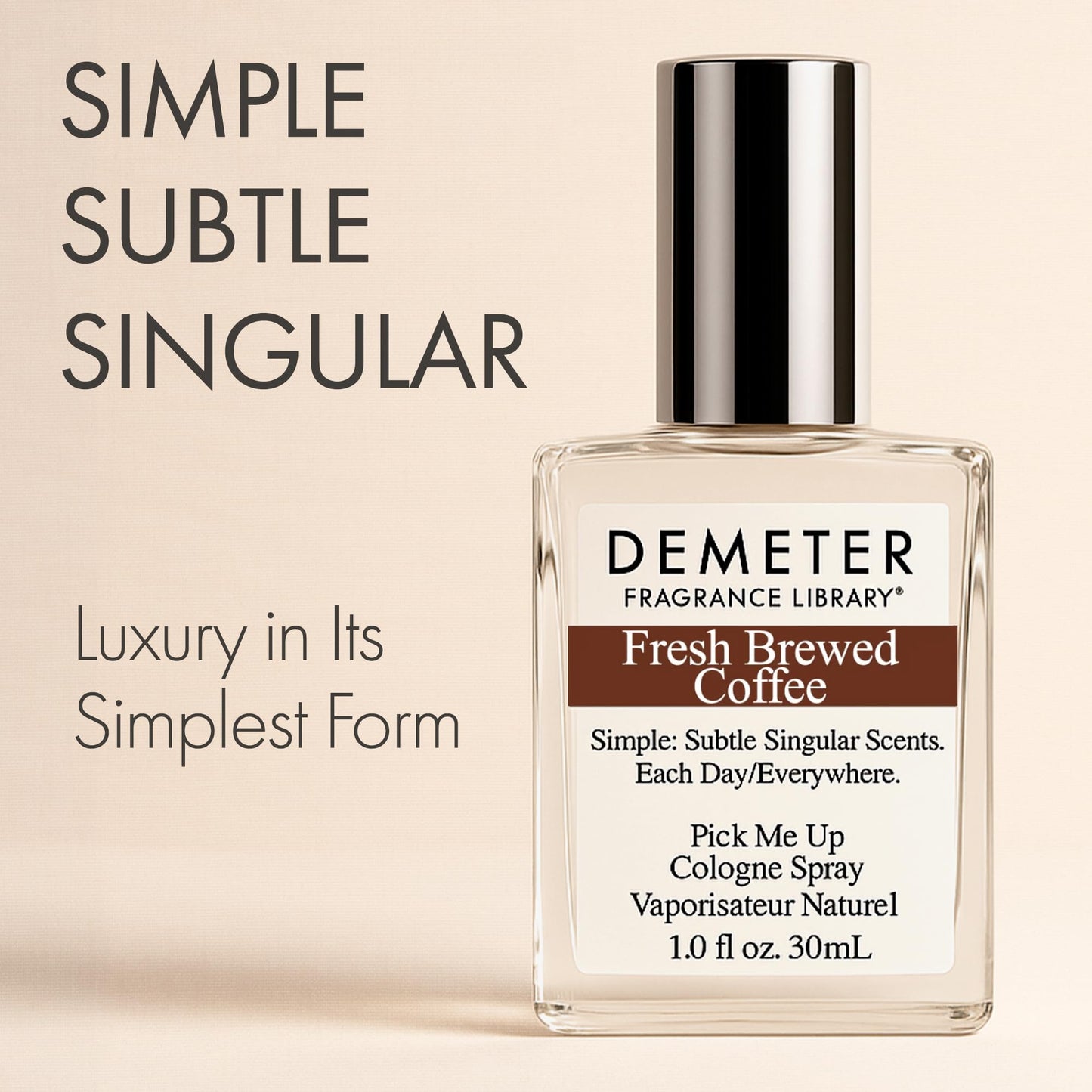 DEMETER Natural Perfume Spray Cologne for Women and Men, Fresh Brewed Coffee, 1 oz Beauty & Personal Care DEMETER