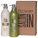 Salon In by Recamier | Keratin Ultra Force Hair Shampoo and Conditioner Set (33.8 fl oz / 1000 ml) | Repair & Strength Beauty & Personal Care RECAMIER PROFESSIONAL SALON IN