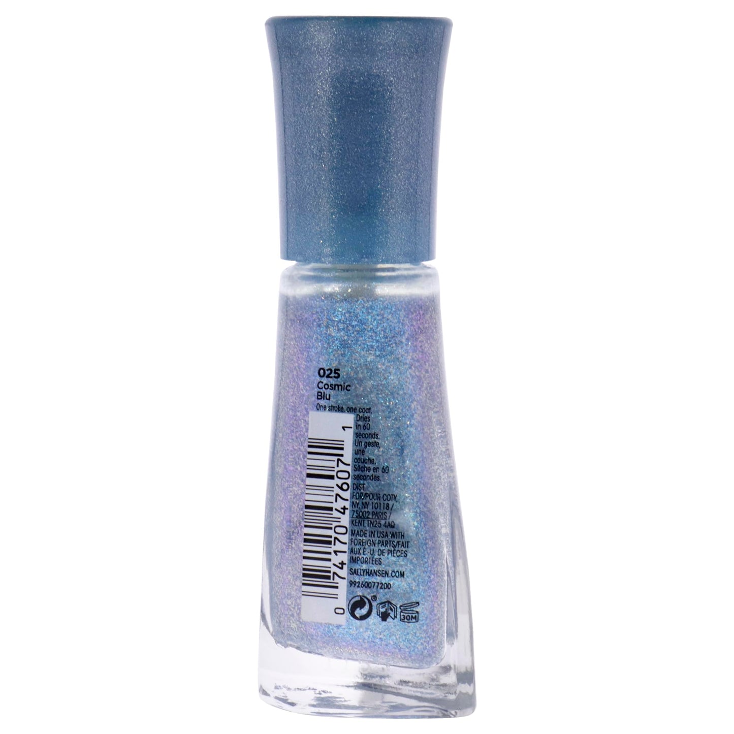 Insta-Dri Nail Color - 025 Cosmic Blu by Sally Hansen for Women - 0.31 oz Nail Polish Beauty & Personal Care Sally Hansen