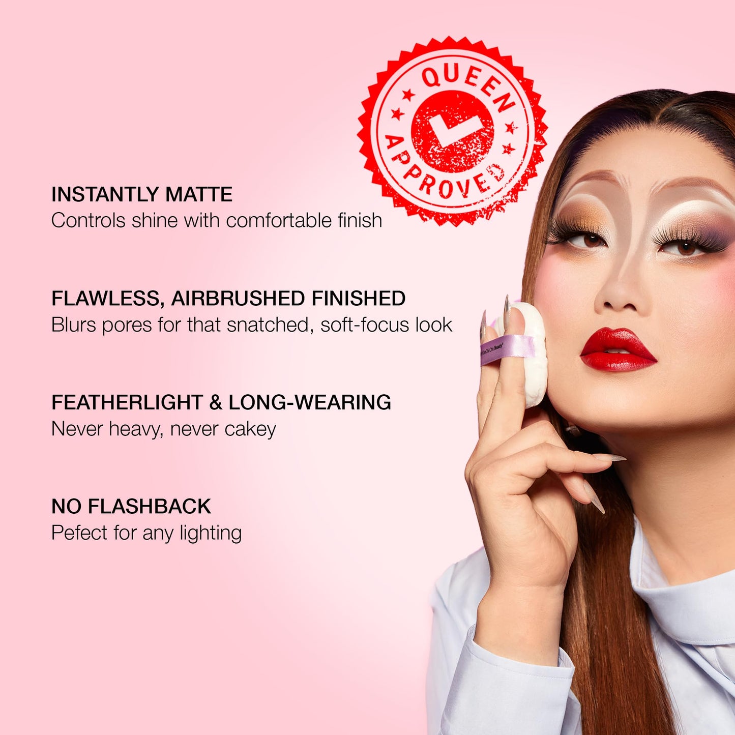 KimChiChic Beauty Puff Puff Pass Loose Setting Powder Makeup, Set & Bake Face Powder with Rice & Vitamin E, Matte Airbrush Finish, Oil Control Beauty and Personal Care Kimchi Chic