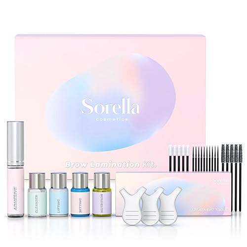 Brow Lamination Kit | Professional Eyebrow Lamination Kit | DIY At Home Keratin Brow Lift Kit for Fuller, Thicker Brows | Easy to Use, Long Lasting | Beauty & Personal Care Sorella Cosmetics