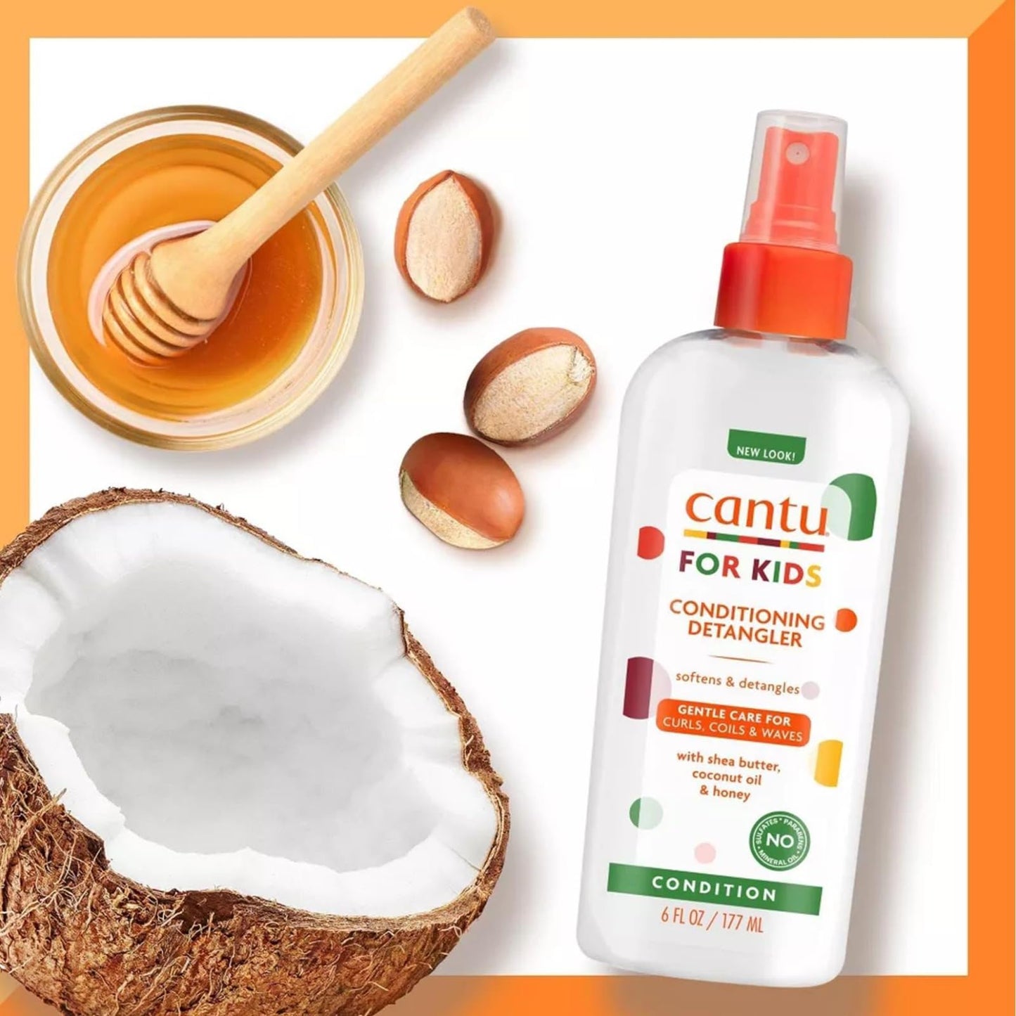 Cantu Care for Kids Conditioning Detangler, 6 Fl Oz (Packaging May Vary) Beauty & Personal Care Cantu