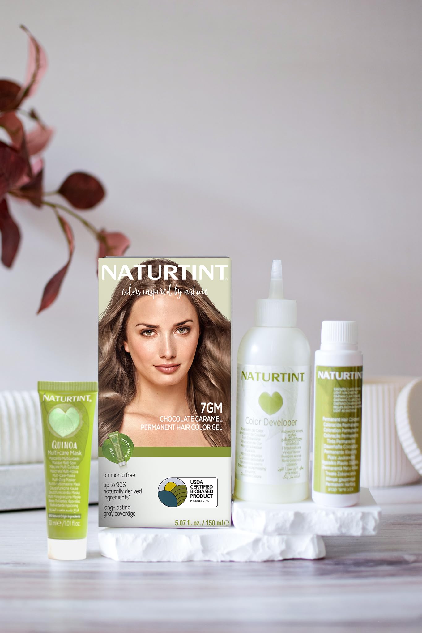 Naturtint 7GM Chocolate Caramel Permanent Hair Color (Pack of 6), Ammonia Free, Vegan, Cruelty Free, up to 100% Gray Coverage, Long Lasting Results Beauty & Personal Care Naturtint