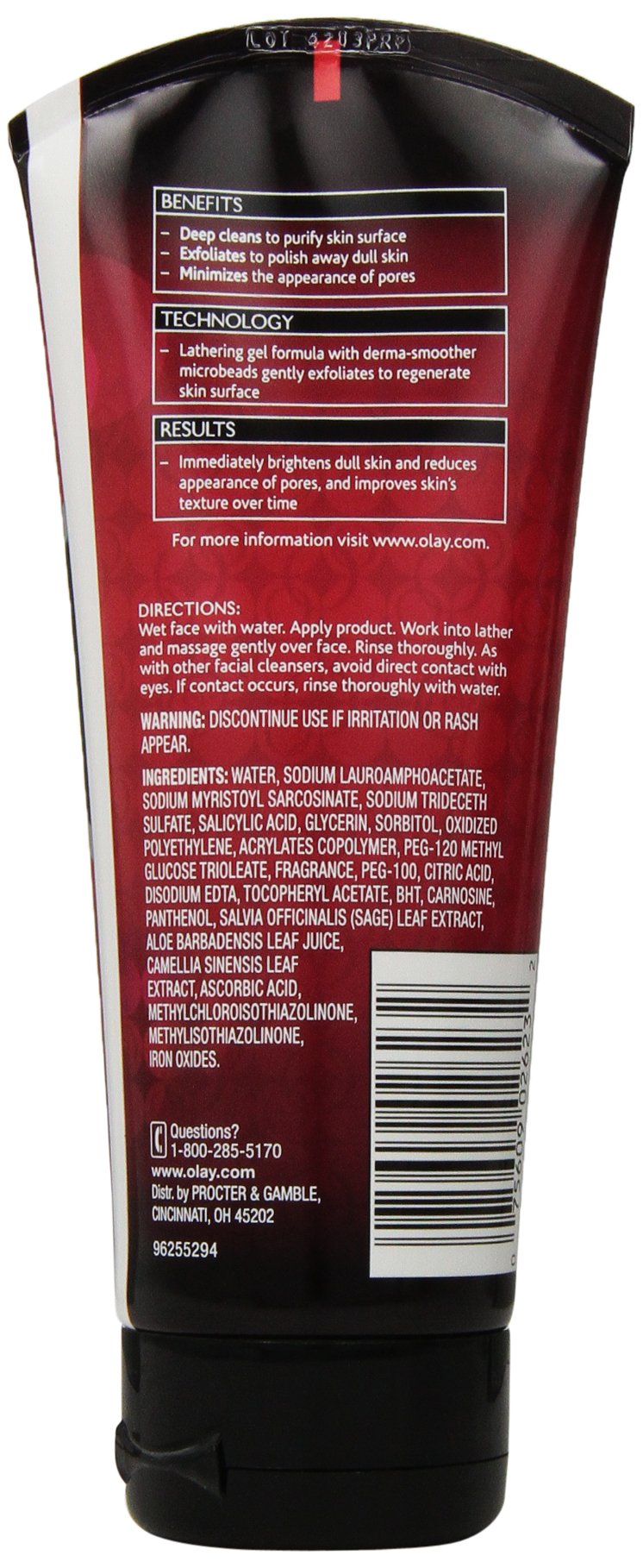 Olay Regenerist Detoxifying Pore Scrub 6.5 Fl Oz Beauty & Personal Care Olay