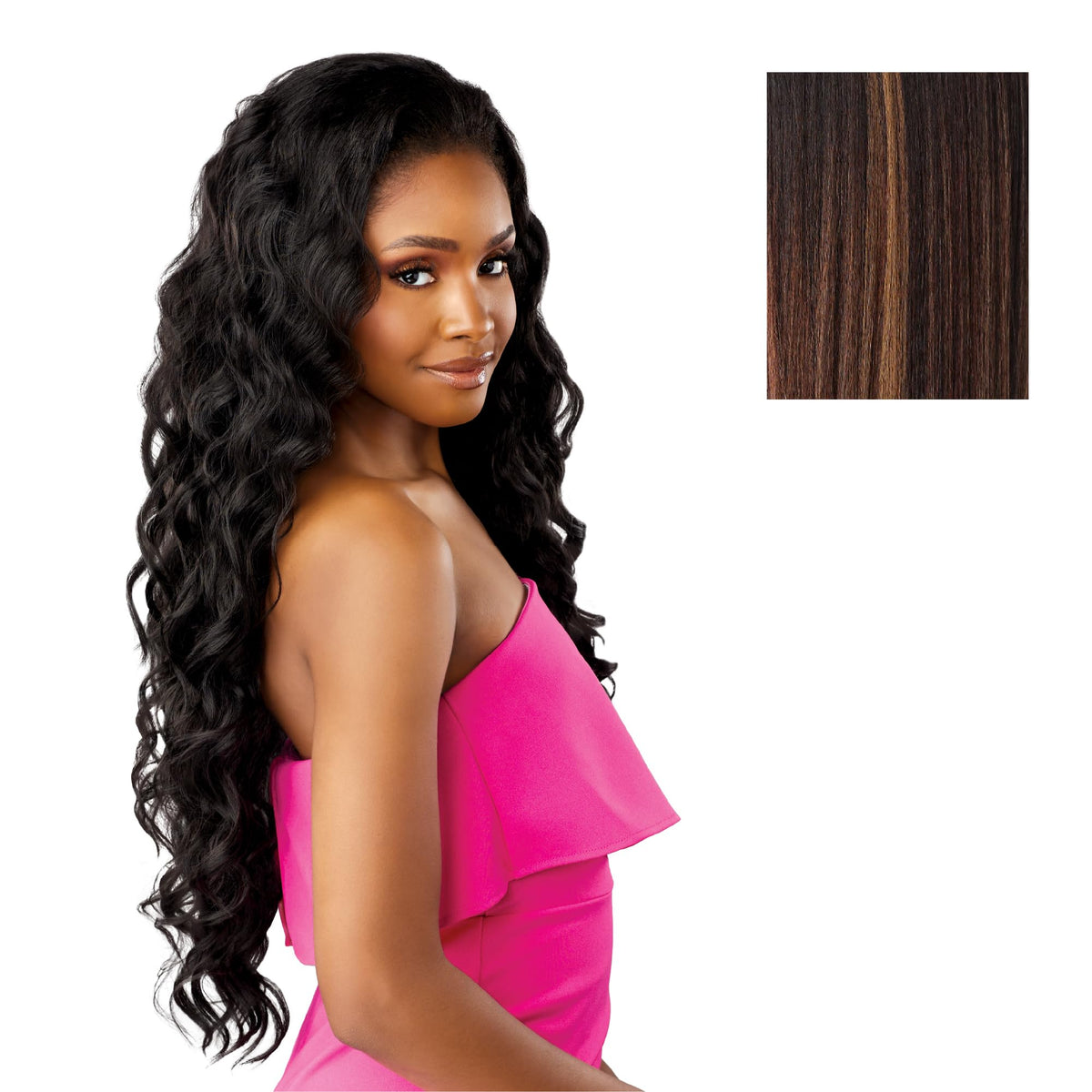 Sensationnel Instant Weave Half Wig-24, BALAYAGECHOCOLATE