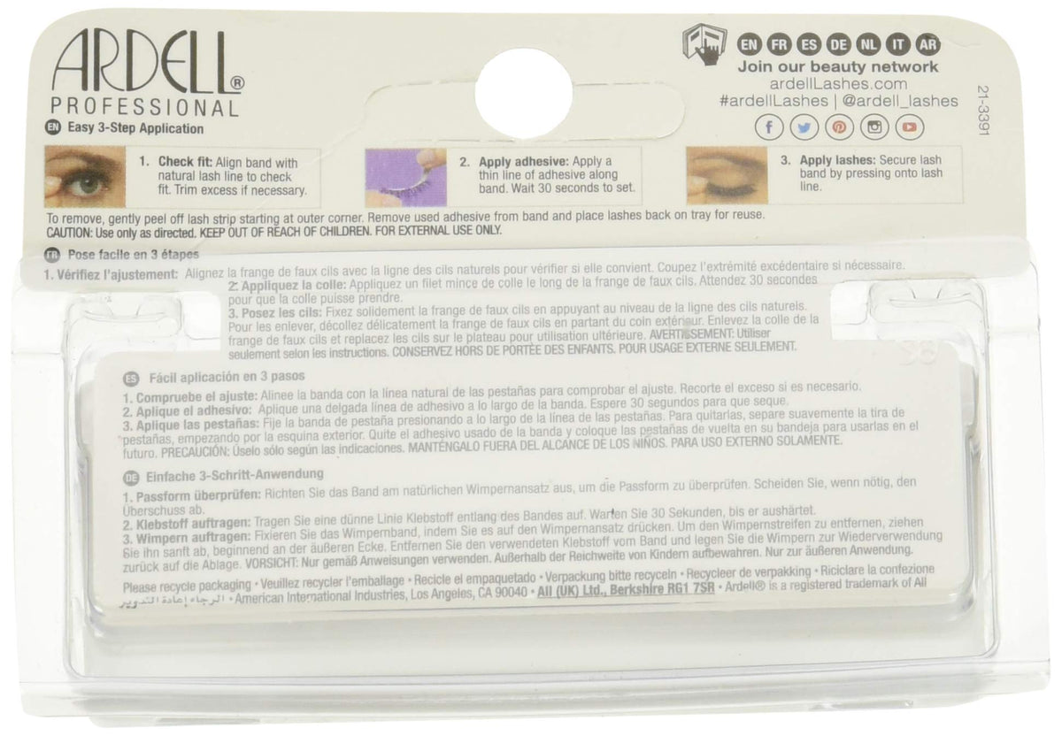 Ardell - False Eyelashes, Double Up #206, Reusable, Black (4-Pack) Beauty & Personal Care Ardell