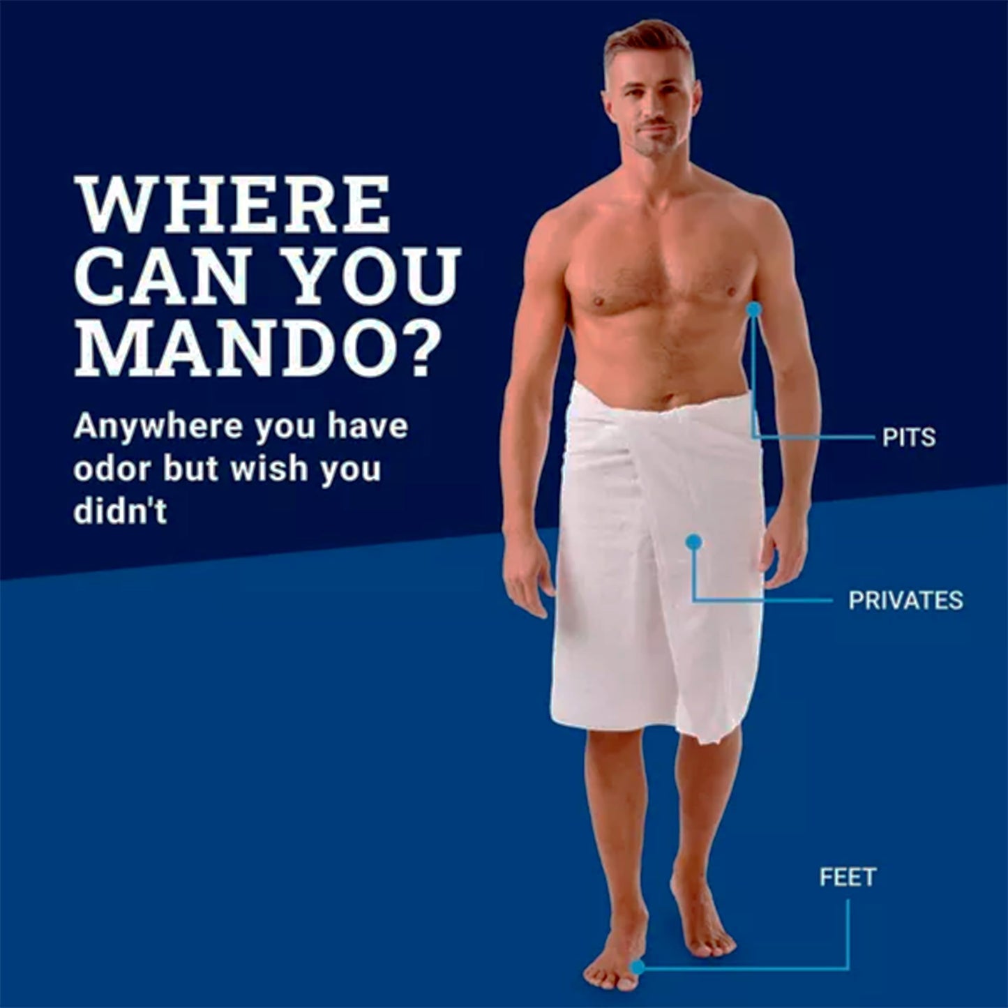 Mando Whole Body Men's Aluminum Free Invisible Spray Deodorant - Bourbon Leather - 3.6oz - Pack Of 01 Beauty and Personal Care Mando