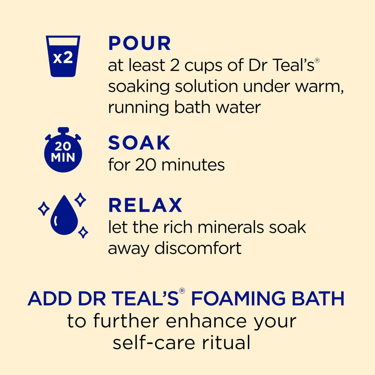 Dr Teal's Epsom Salt Soaking Solution, Chamomile, 48 Oz Beauty and Personal Care Dr Teal's
