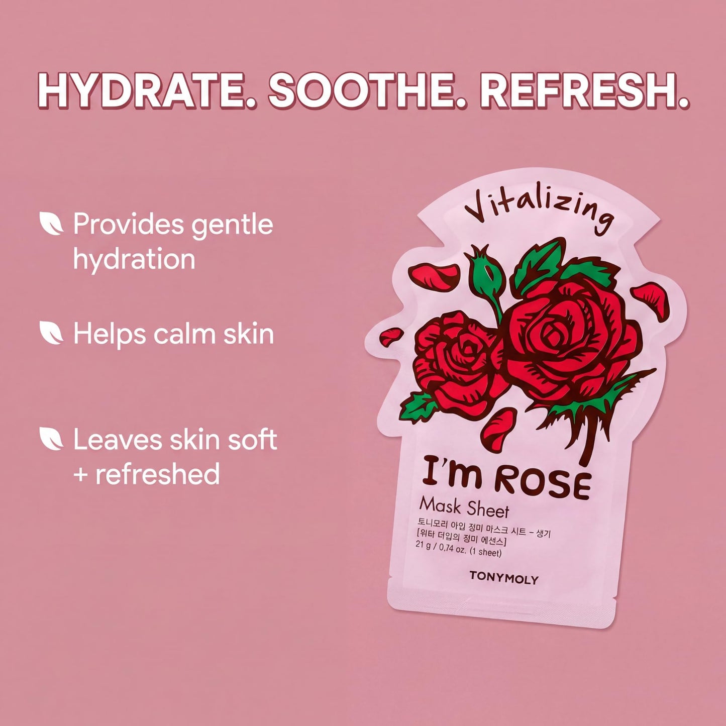TONYMOLY I’m Sheet Mask Gift Set - Korean Face Mask Variety Pack with Hydrating & Vitamin Essences, 10 Pack Beauty and Personal Care TONYMOLY