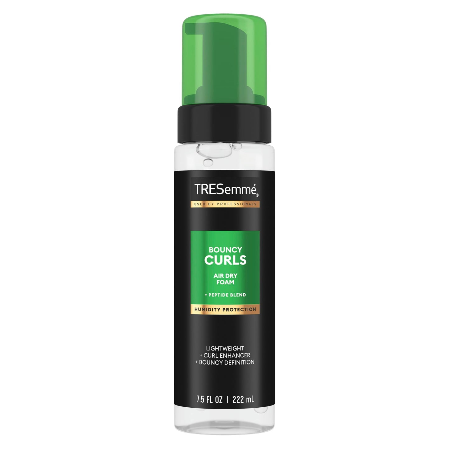 TRESemmé Air Dry Foam 1 ct Bouncy Curls Foam for Humidity Protection, with Peptide Blend, 7.5 fl oz Beauty and Personal Care TRESemmé