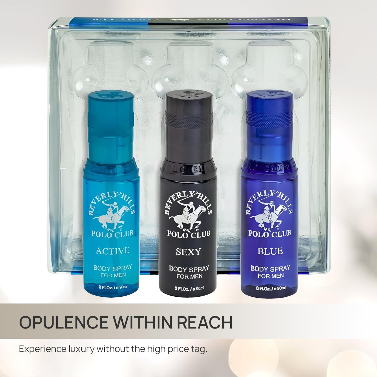Beverly Hills Polo Club Men's Body Spray Collection Gift Set Featuring Luxury Designer Cologne Scents for Long Lasting Freshness Beauty & Personal Care Beverly Hills Polo Club
