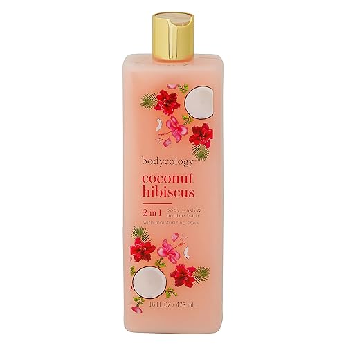 Bodycology Coconut Hibiscus Moisturizing Body Wash for Women, 16 Ounce Beauty & Personal Care Bodycology