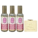 Bath & Body Works Aromatherapy Inspire Love Rose + Vanilla 3 Essential Oil Perfume Mists with a Creamy Rose Bar Soap Beauty & Personal Care Bath & Body Works
