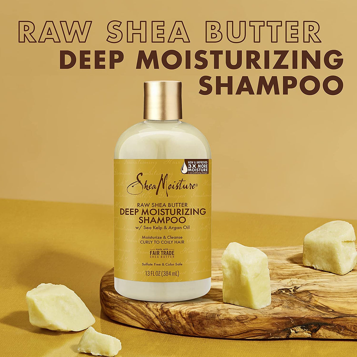 Shea Moisture Raw Shea Shampoo 13 Ounce (384ml) (2 Pack) Beauty & Personal Care SheaMoisture