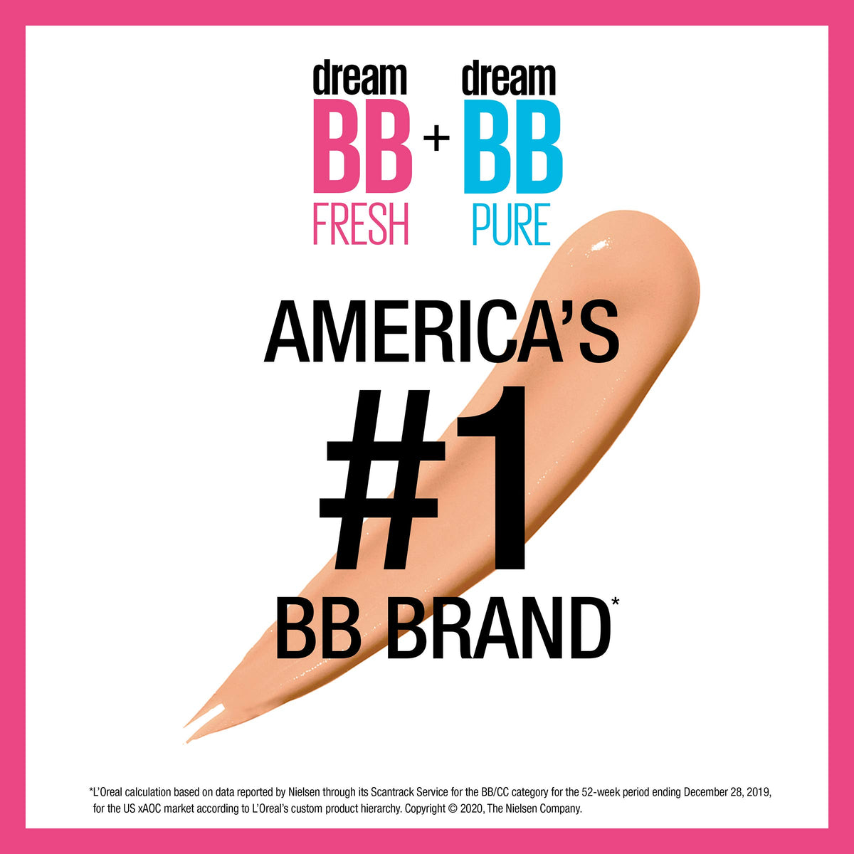 MAYBELLINE Dream Fresh Skin Hydrating BB Cream, 8-in-1 Skin Perfecting Beauty Balm With Broad Spectrum Spf 30, Sheer Tint Coverage, Oil-Free, Deep, 1