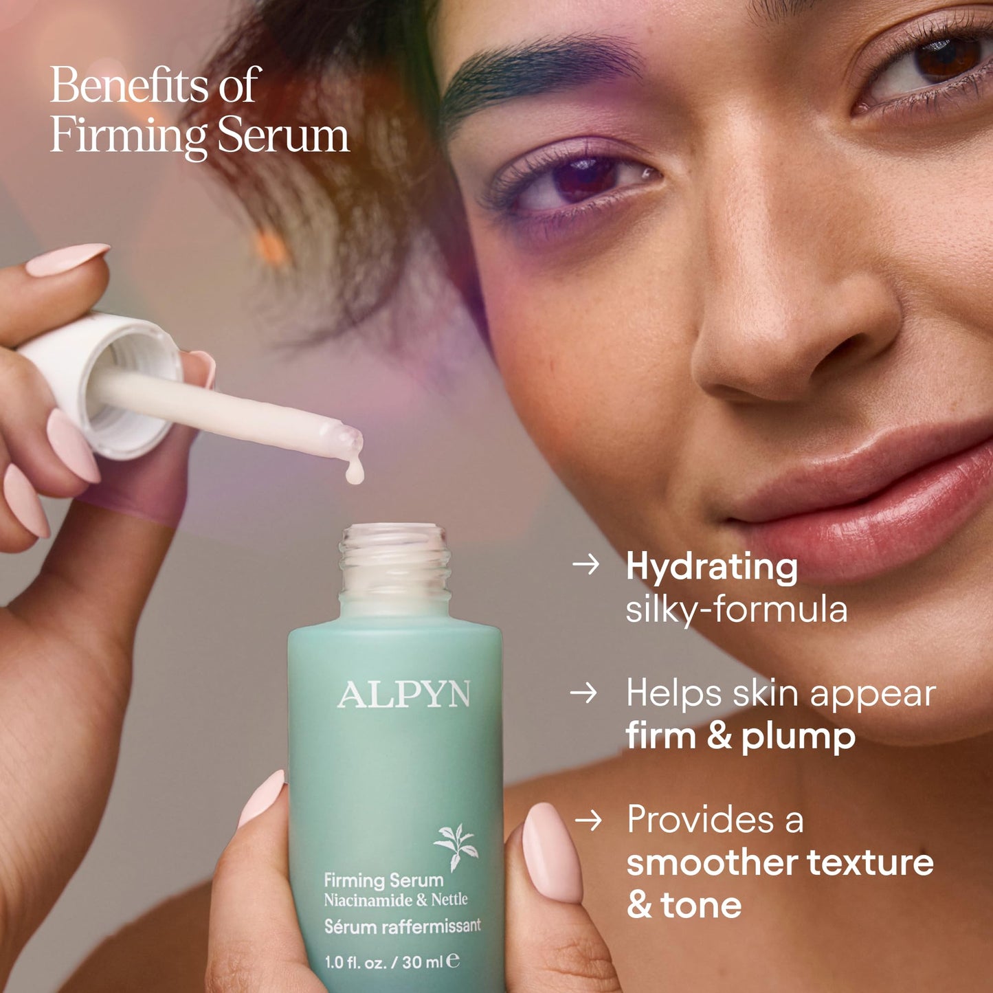 Alpyn Wild Nettle & Niacinamide Firming Serum | Visibly Smooth, Plump, & Moisturize | Reduce the Look of Fine Lines & Pores - For All Skin Types | 1 Beauty & Personal Care Alpyn Beauty