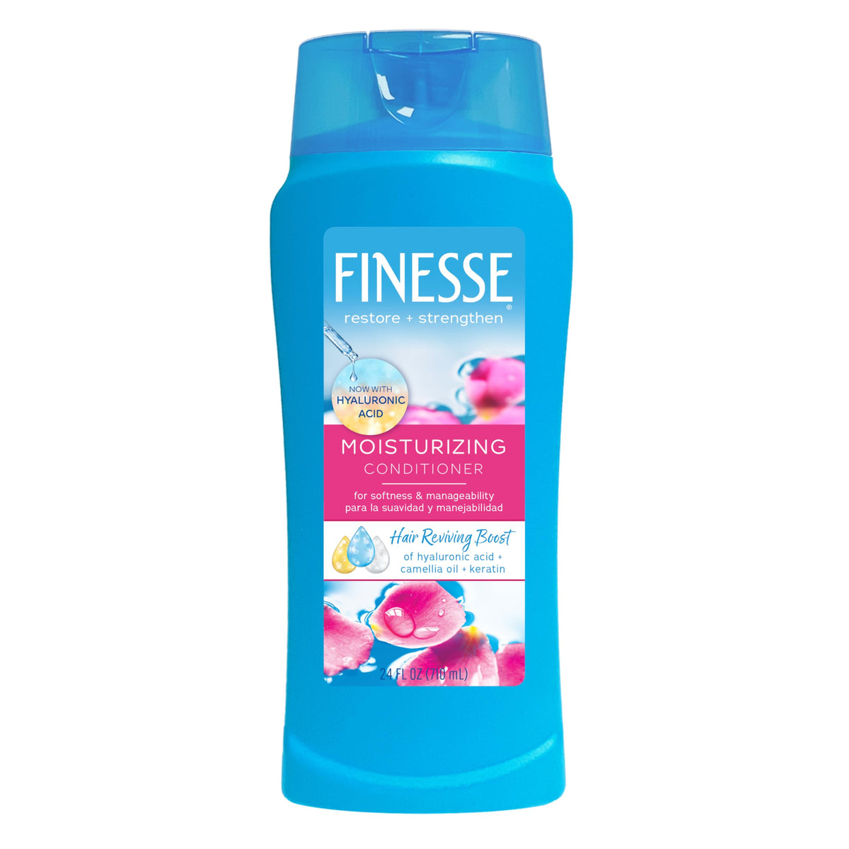FINESSE Restore + Strengthen Moisturizing Conditioner, 24 oz, Moisturize & Repair Dry or Damaged Hair for Soft, Healthy Looking Hair Beauty & Personal Care FINESSE
