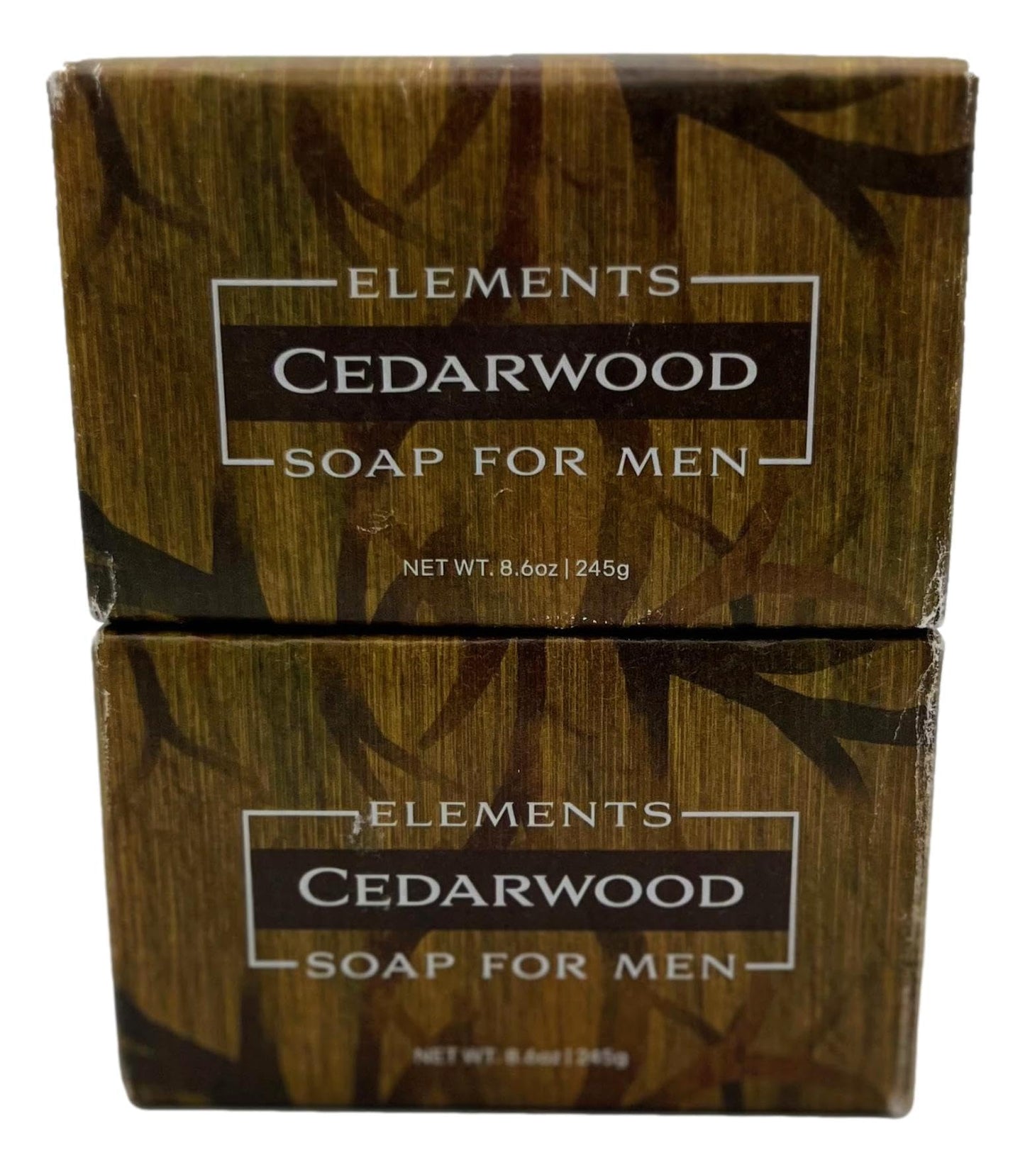 Greenwich Bay Trading Co. Elements Cedarwood Soap for Men, 8.6 oz Bars, Set of 2 Beauty & Personal Care Greenwich Bay