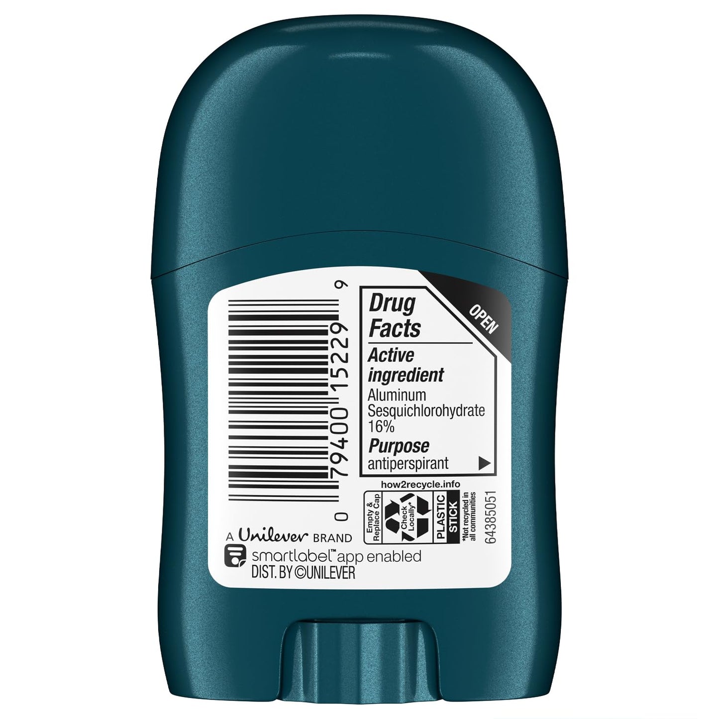 Degree Men’s Travel Deodorant Cool Rush 36-Pack - 72H Body Heat Activated Mini Antiperspirant, 0.5 Oz Ea Beauty and Personal Care Degree