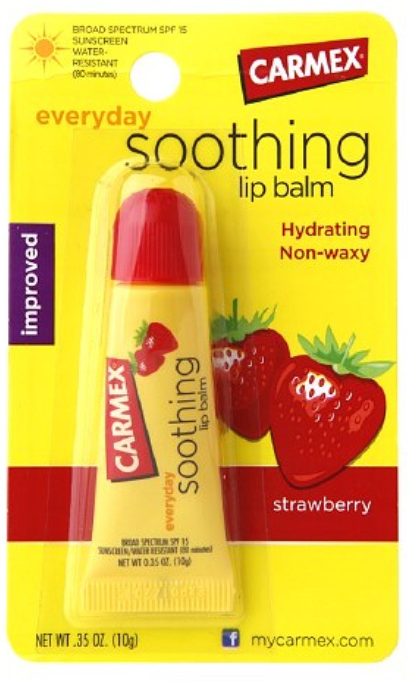 Carmex Soothing Lip Balm, Strawberry 0.35 oz (Pack of 2) Beauty and Personal Care Carmex