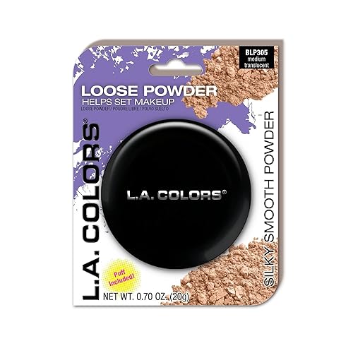 L.A. COLORS Loose Powder (carded), Medium Translucent CBLP305 Beauty & Personal Care L.A. COLORS