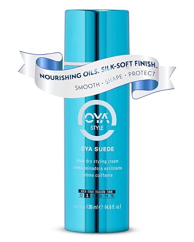 OYA Suede Blow Dry Hair Styling Cream - Versatile Lightweight Formula for Smooth, Polished & Volumized Finish - Salon Quality Jojoba Based Hydrating Beauty & Personal Care OYA