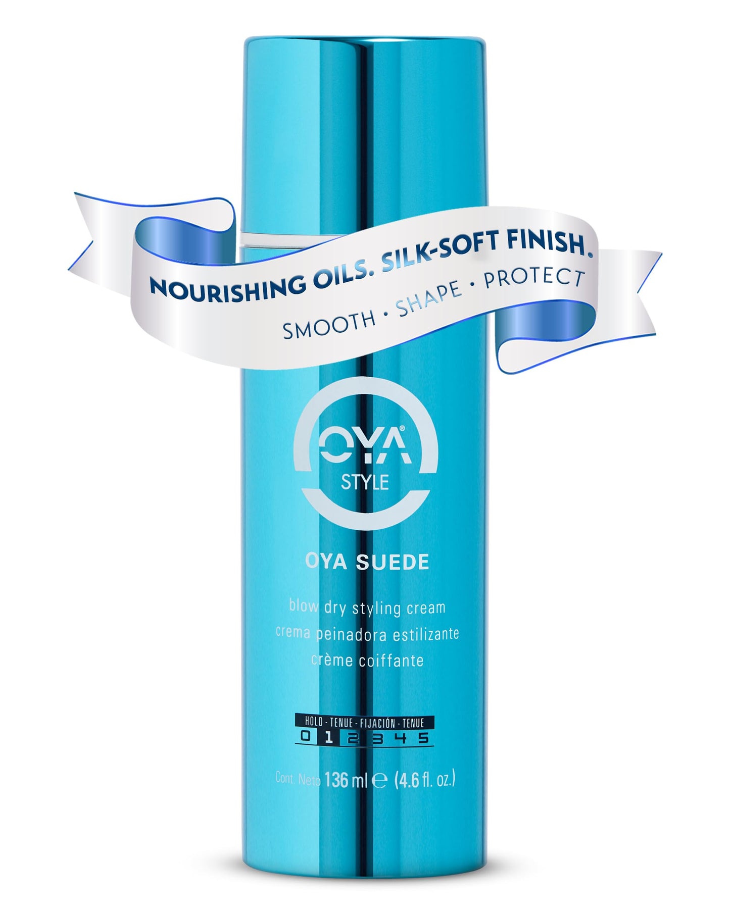 OYA Suede Blow Dry Hair Styling Cream - Versatile Lightweight Formula for Smooth, Polished & Volumized Finish - Salon Quality Jojoba Based Hydrating Beauty & Personal Care OYA
