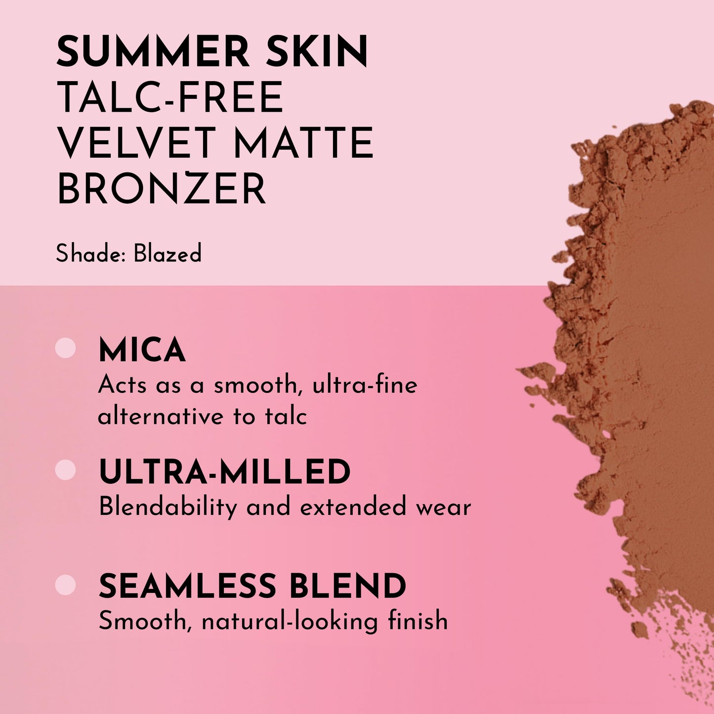 LAWLESS Women's Talc Free Velvet Matte Bronzer, Blazed, 0.3 oz/ 11 g Beauty & Personal Care LAWLESS