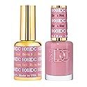 DND DC Gel Polish Set, Pink Collection, UV/LED GelPolish and Air Dry Nail Lacquer, Matching Chip-Free Polish Duo, 108 Barn Red, 0.5 Fl Oz Each Beauty & Personal Care DAISY DND