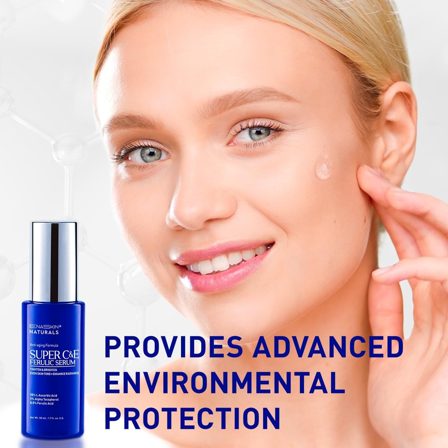 Vitamin C Face Serum for Anti Aging: Enaskin Naturals Super C Serum with Ferulic Acid for Women Mature Skin, Premium Formula Vit C Facial Serum Beauty & Personal Care Enaskin Naturals