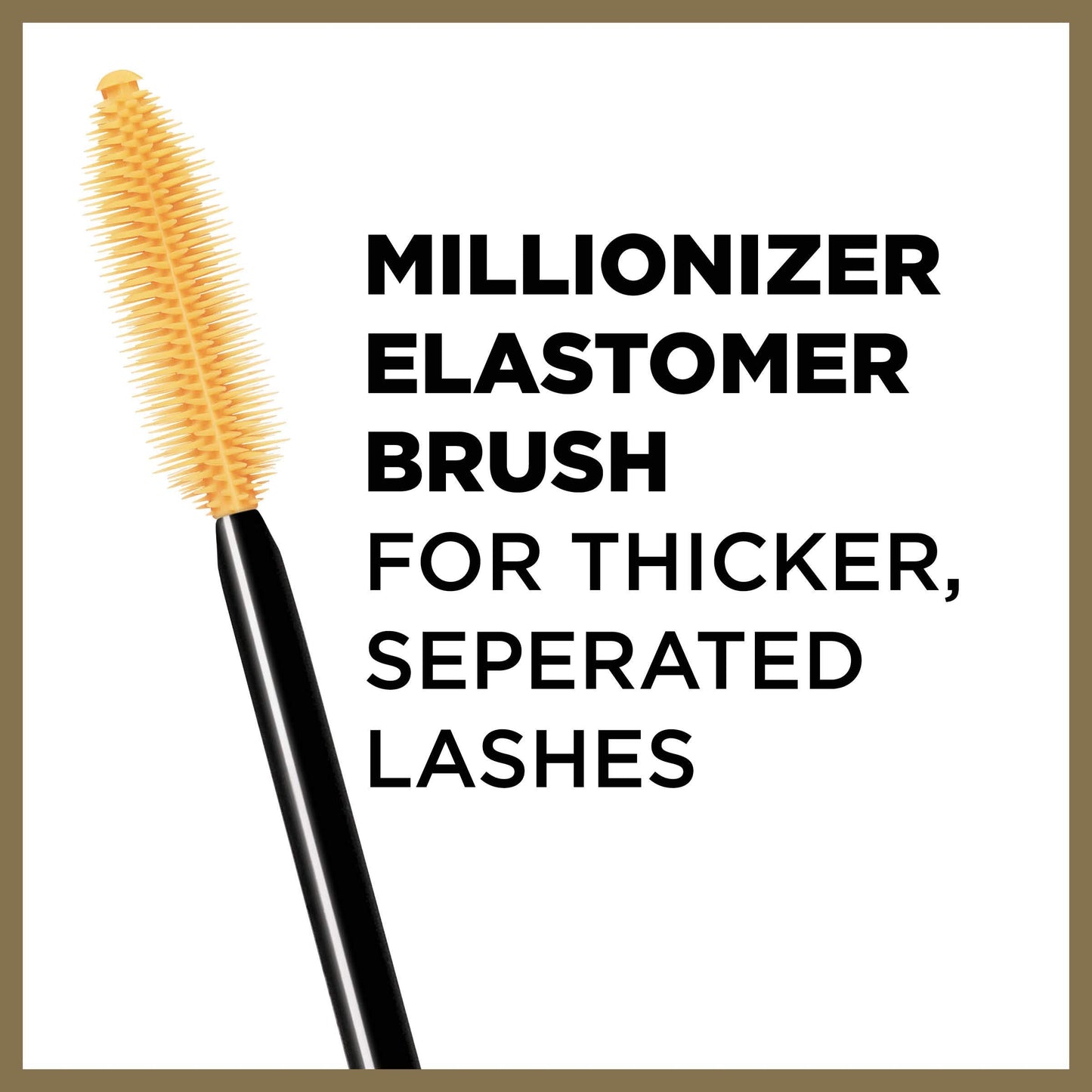L’Oreal Paris Makeup Voluminous Million Lashes Mascara, Volumizing Collagen Infused Eye Makeup, Amplifying Mascara Brush, Washable, Black, 0.30 Fl Beauty & Personal Care L'Oreal Paris
