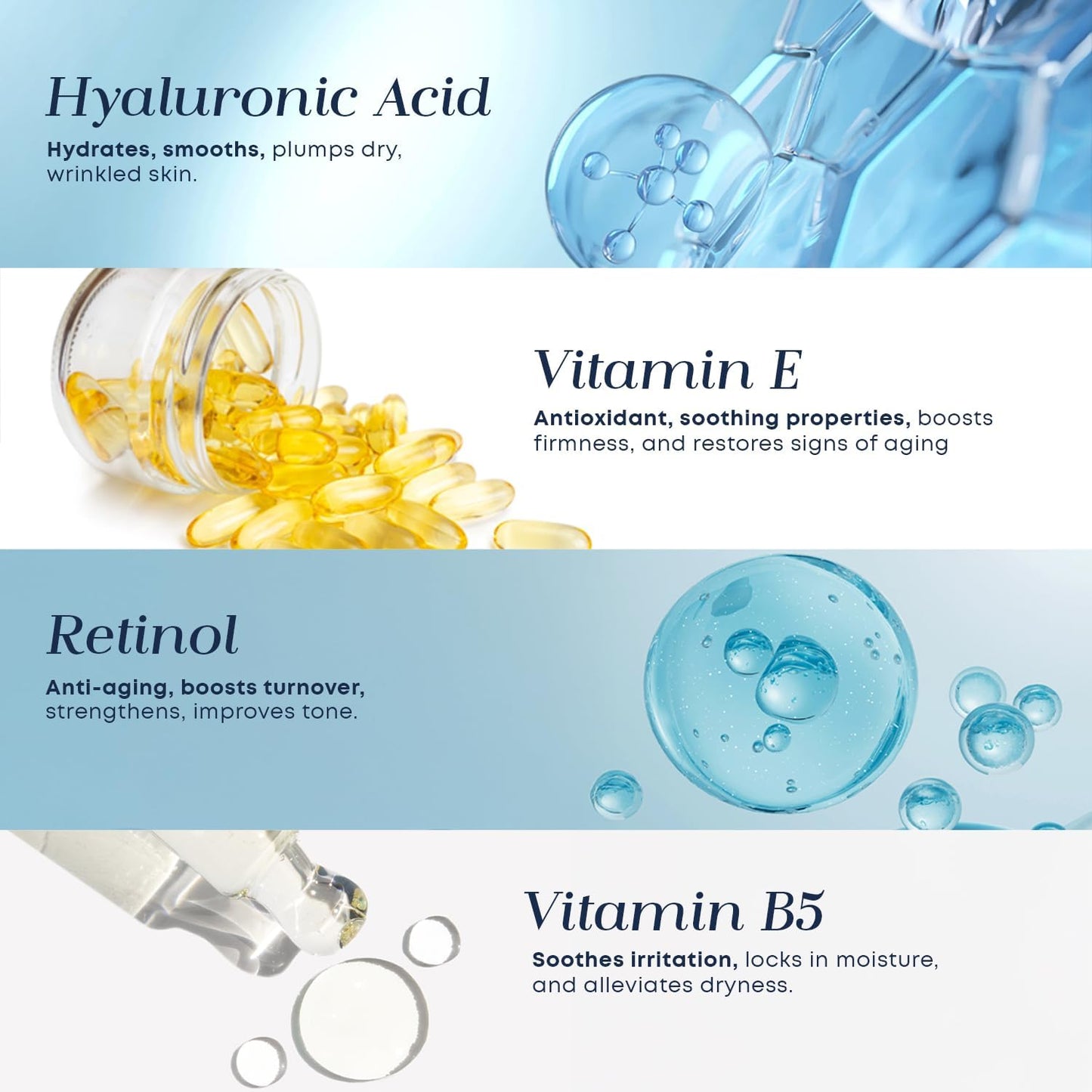 Glow Elixir Retinol Serum for Face with Hyaluronic Acid - Hydrating Anti-Aging Face Serum for Wrinkles Fine Lines & Uneven Skin Tone - Dermatologist Beauty & Personal Care Glow Elixir