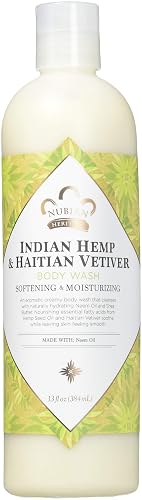 Nubian Heritage Indian Hemp Body Wash, Indian Hemp 13 OZ (Pack of 3) Beauty & Personal Care Nubian Heritage