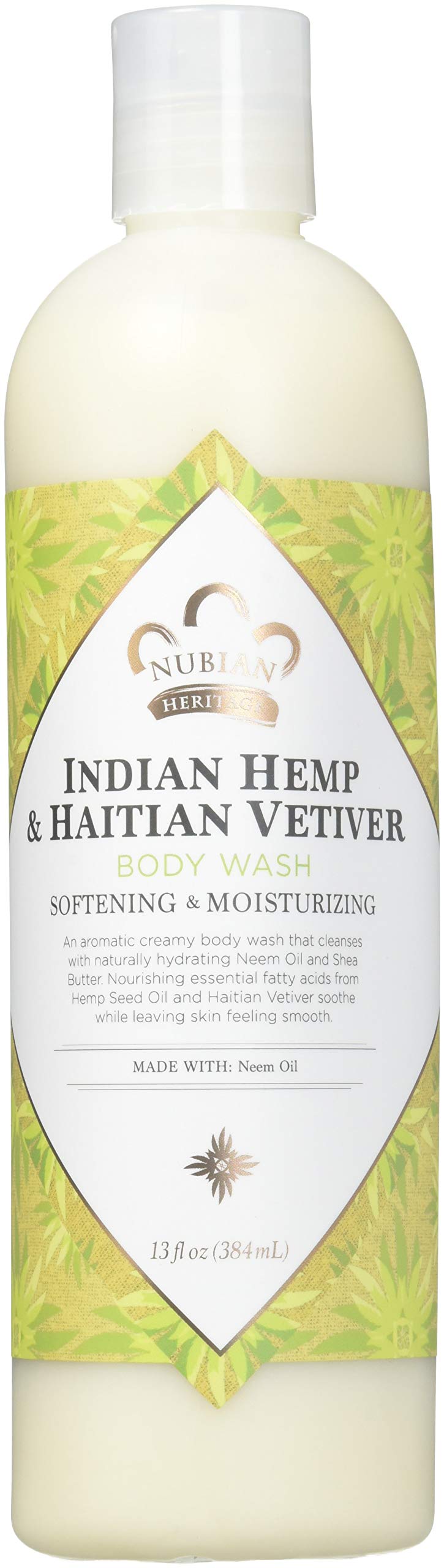 Nubian Heritage Indian Hemp Body Wash, Indian Hemp 13 OZ (Pack of 3) Beauty & Personal Care Nubian Heritage