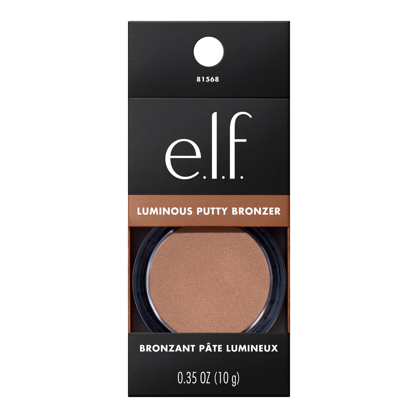 e.l.f. Luminous Putty Bronzer, Lightweight Putty-to-Powder Bronzer For A Radiant, Glowing Finish, Highly Pigmented, Vegan , Day Trip Beauty & Personal Care e.l.f.