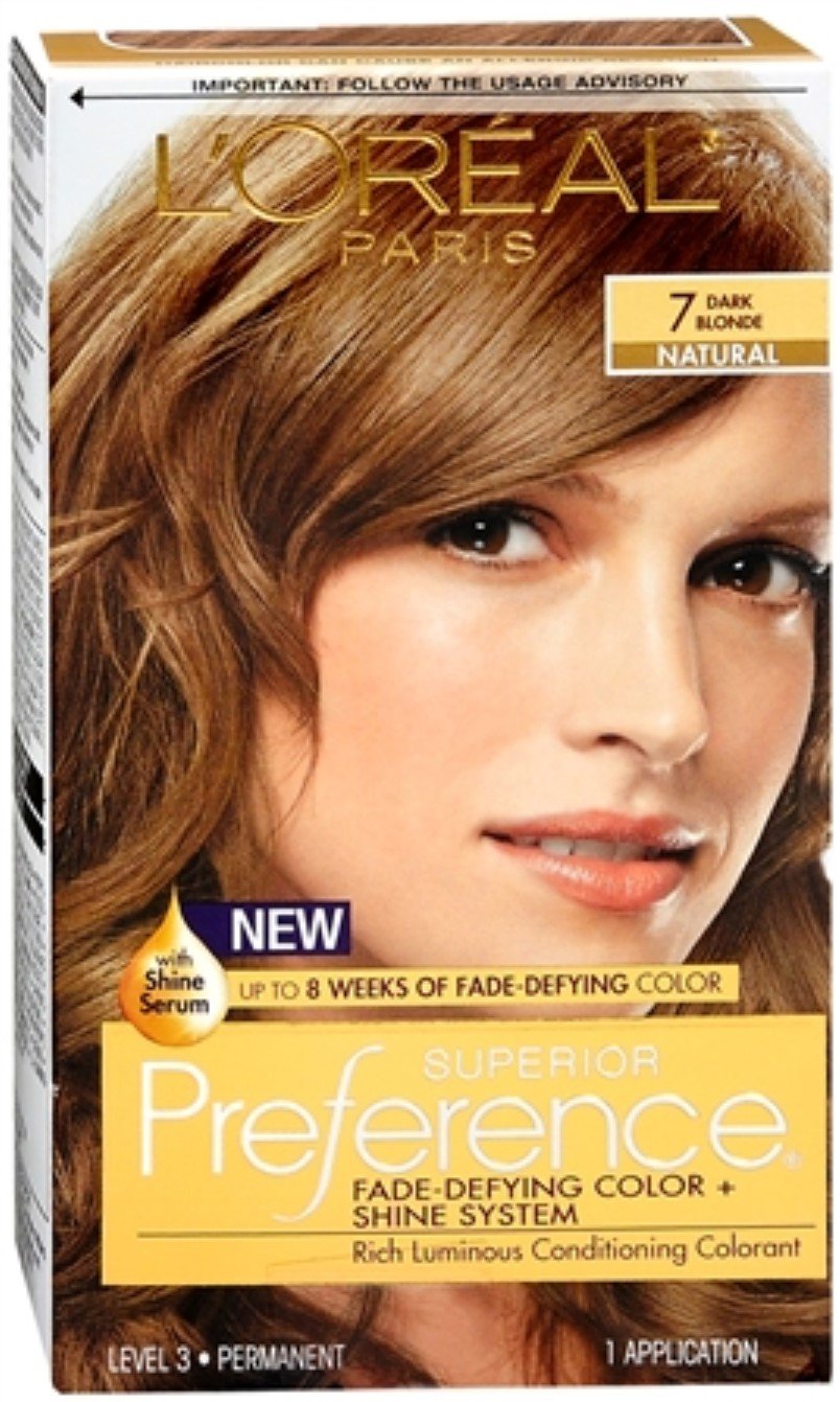 Pref Haircol 7 Size 1ct L'Oreal Preference Hair Color Dark Blonde #7 Beauty & Personal Care L'Oreal Paris