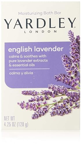 Yardley London Moisturizing Bar English Lavender with Essential Oils 4.25 oz (Pack of 8) Beauty & Personal Care LORNAMEAD BRANDS INC.