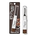 Revlon PhotoReady Lifting Brow Gel, Tinted Eyebrow Lamination with Spoolie Brush, Conditions, Shapes & Defines, 804 Rich Dark Brown, 0.23 fl oz Beauty & Personal Care REVLON